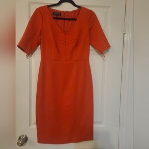 Coral Pencil Dress